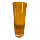 Vase année 80 verre bullé