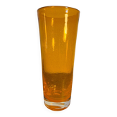 80s bubble glass vase