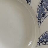 Ancien plat en terre de fer, Vermont et Blanchet