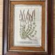 Plant engraving frame duo