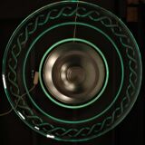 2 Art Deco Hanging lamps with cut glass England 1930