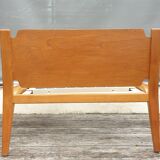 Bow Wood bed 190x80 Daybed Steiner 1950
