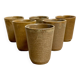 Lot de 6 verres en grès Digoin