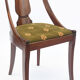 Chaise gondole de style Empire