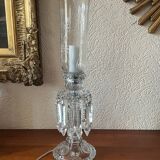 Desk lamp. Crystal, glass, hand engraving.