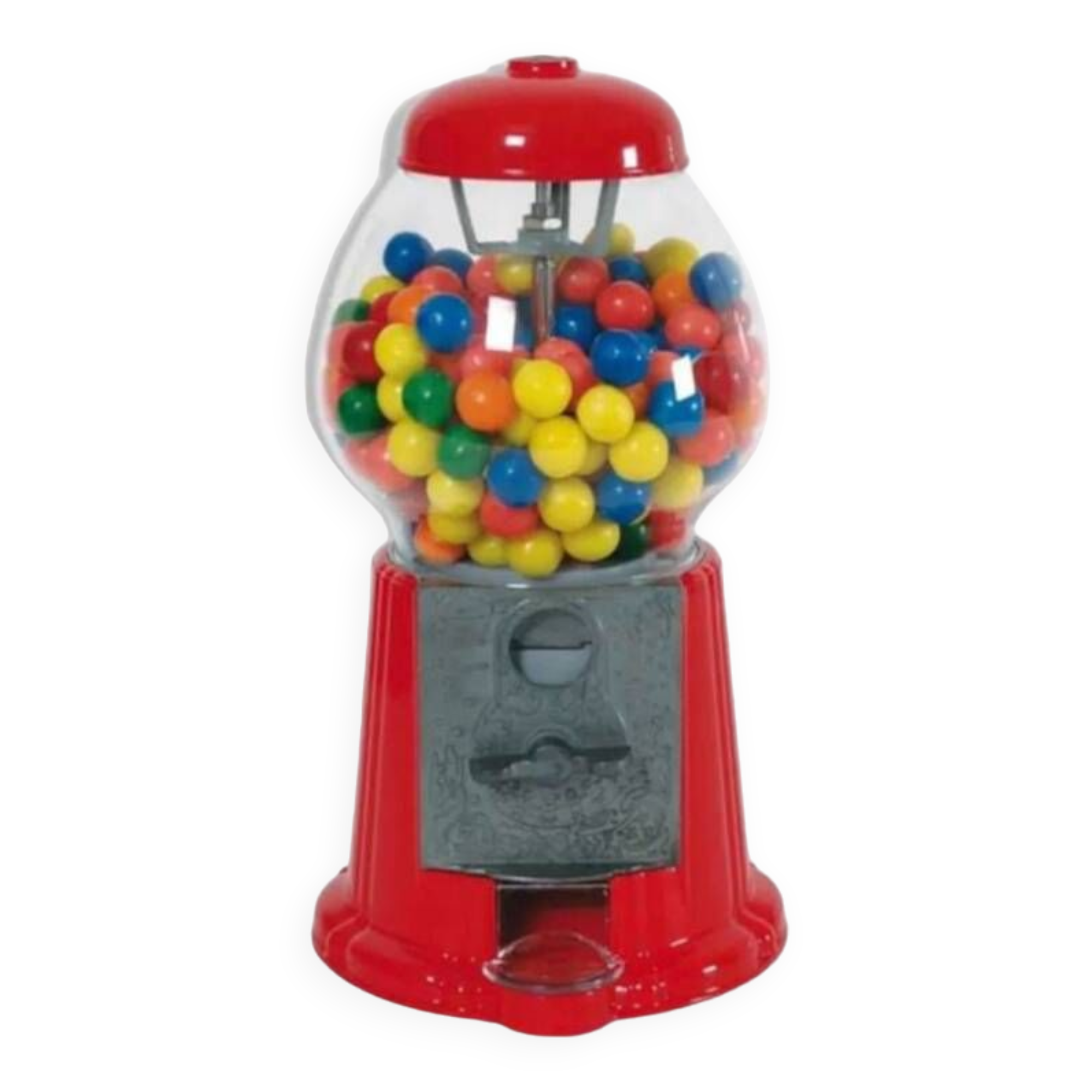 Distributeur de bonbons en métal et verre