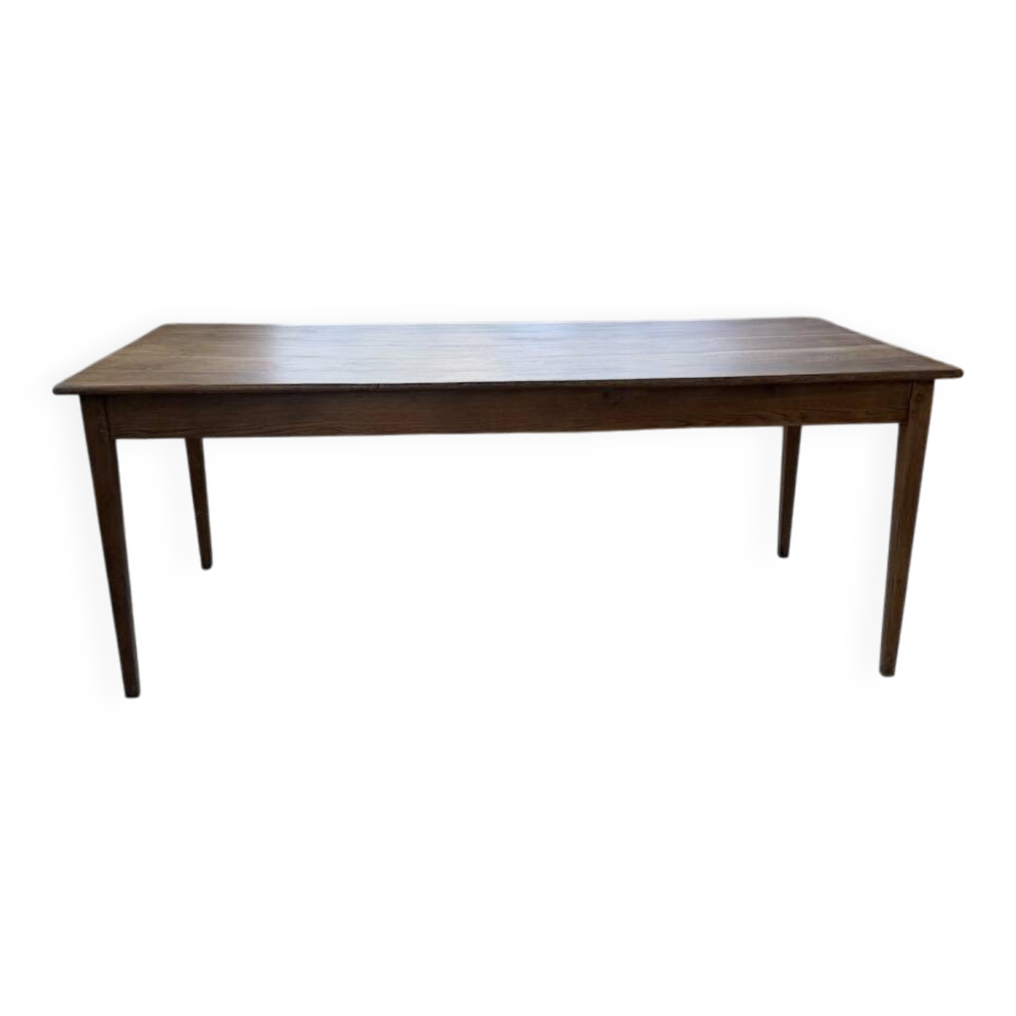 Farm table oak spindle legs 1950
