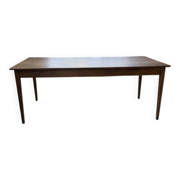 Farm table oak spindle legs 1950