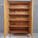 Vintage Beech Wardrobe, 1970s