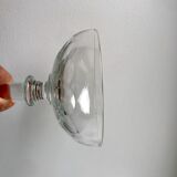 Set of 5 large crystal champagne glasses 30s-40s
