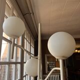 White floor lamp from the 1960s by Monix Editions.