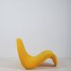 Yellow F577 Tongue designed by Pierre Paulin for Artifort