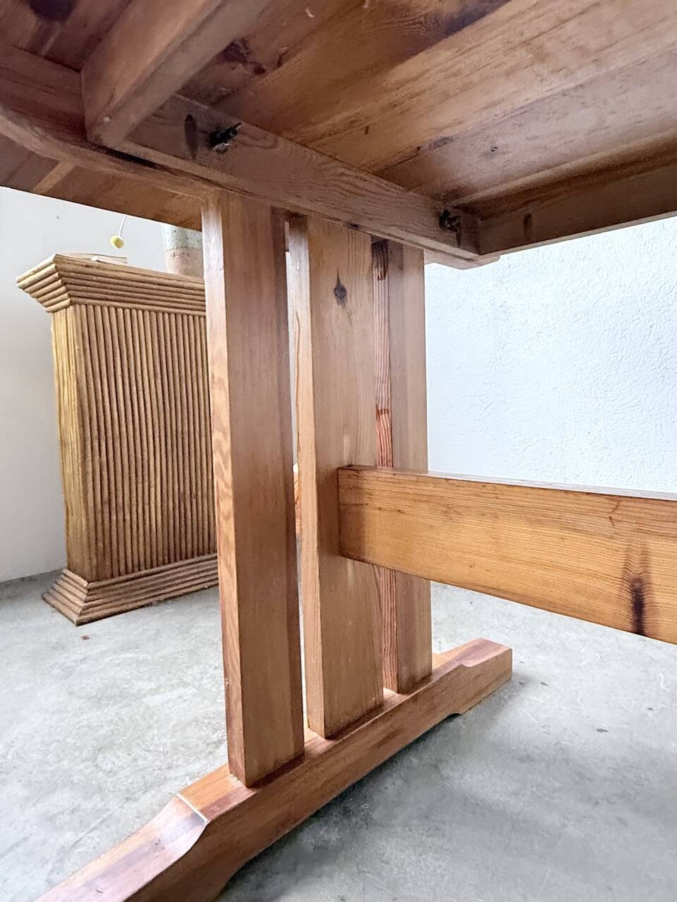 Mountain furniture table made of solid pine