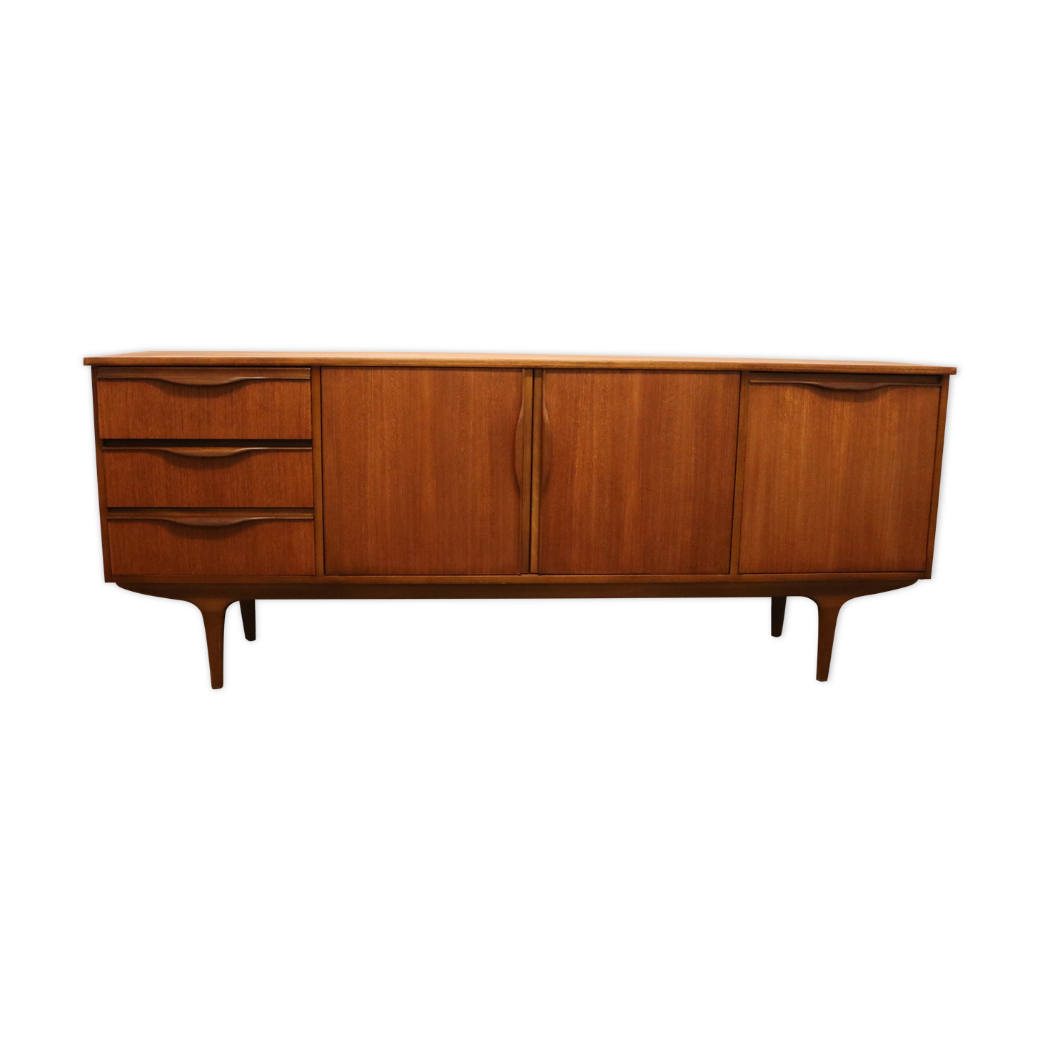 Sideboard in teak with built-in bar, Mcintosch - Scotland - 1960's