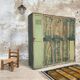 5-door cloakroom in patinated wood