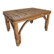 Petit banc en rotin et osier – années 1960
