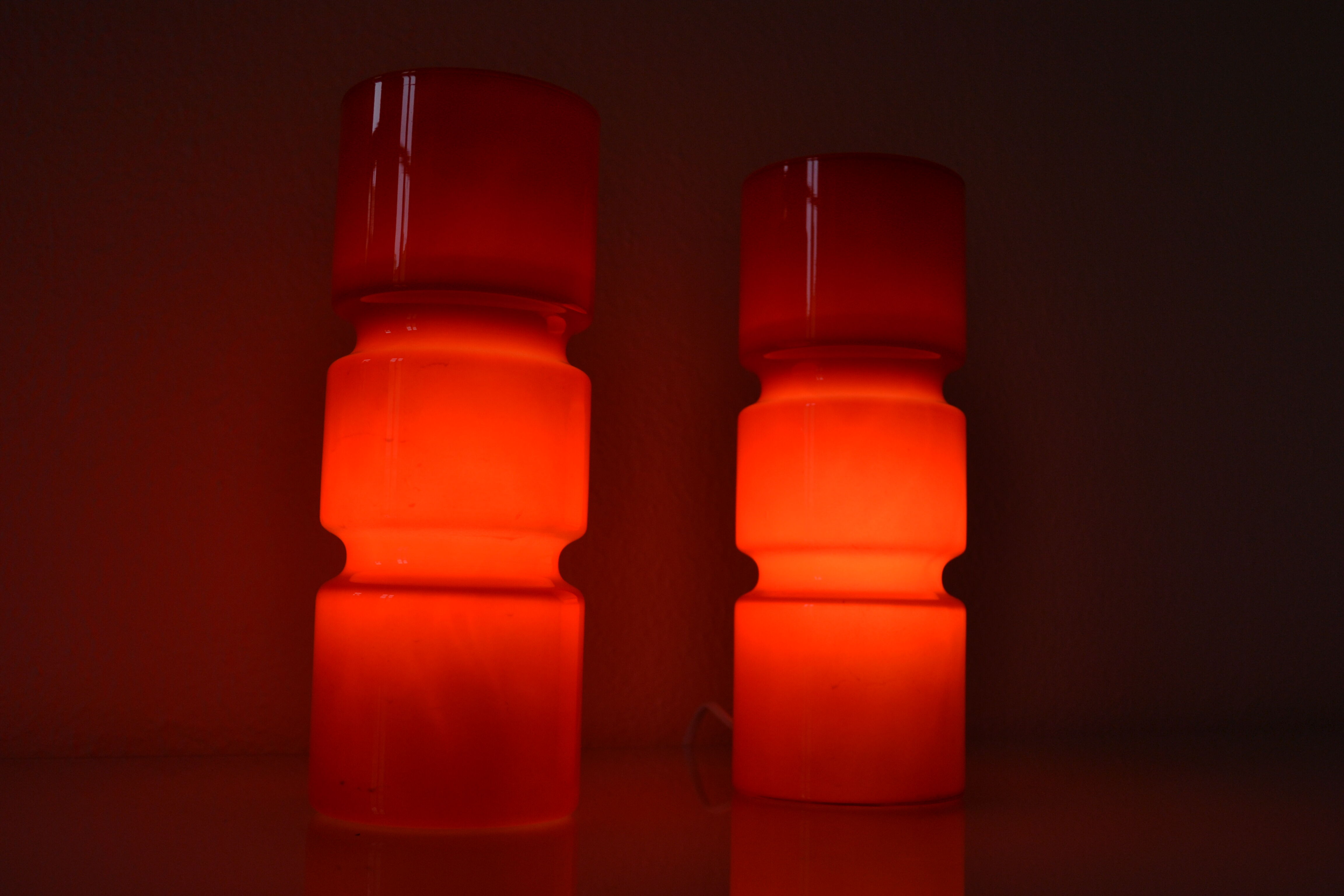 Paire de lampes postmoderniste habitat vintage