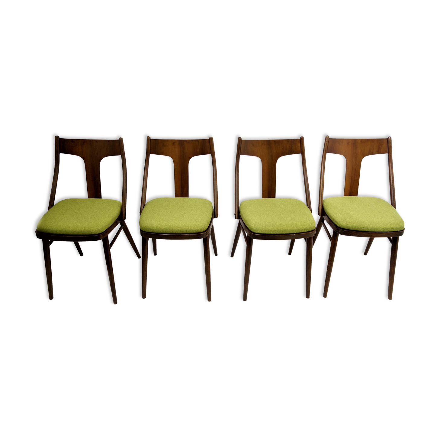 Set of 4 vintage dining chairs