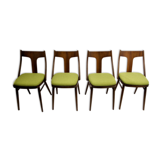 Ensemble de 4 chaises à manger vintage