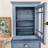 50s display case - small blue dresser