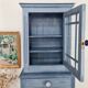 50s display case - small blue dresser