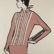 Fashion illustration 1957 by René Gruau