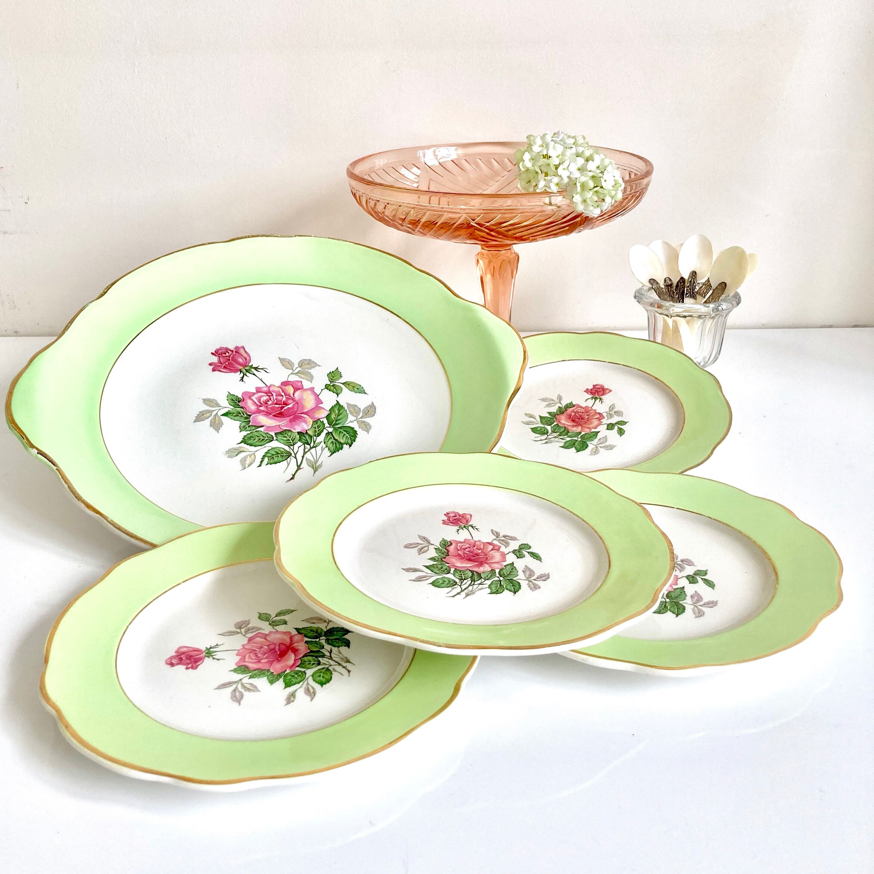 Lunéville dessert service flat and plates
