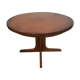 Table ronde extensible baumann en merisier
