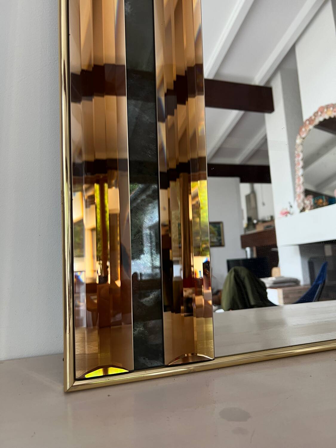 Miroir Schoninger vintage de style Hollywood Regency