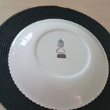 6 assiettes plates Luneville