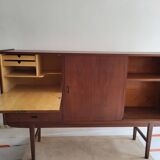 Vintage sideboard (year 60-70) in teak with incorporated secretary