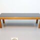 Vintage sidetable salontafel eikenhout graniet handgemaakt