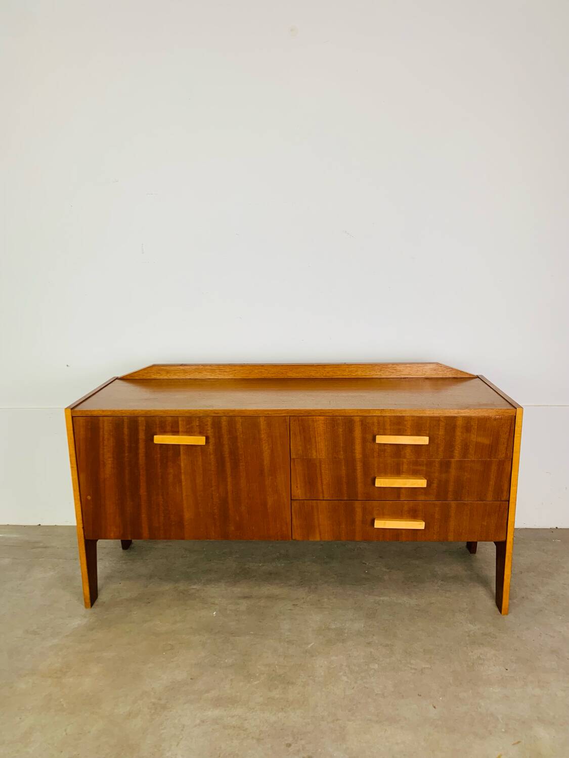 Teak TV unit in Scandinavian style, 1960s.