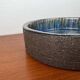 Large studio pottery bowl in modern mid-century Danish style by Bangholm, 1960s.