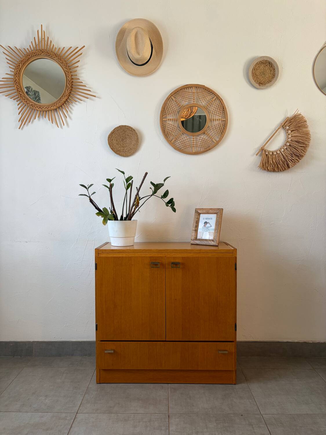 Vintage oak sideboard