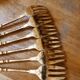 Set of 6 melon forks, cake forks
