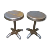 Paire de tabourets rationaliste vers 1930