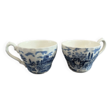 2 petites tasses anciennes en porcelaine anglaise