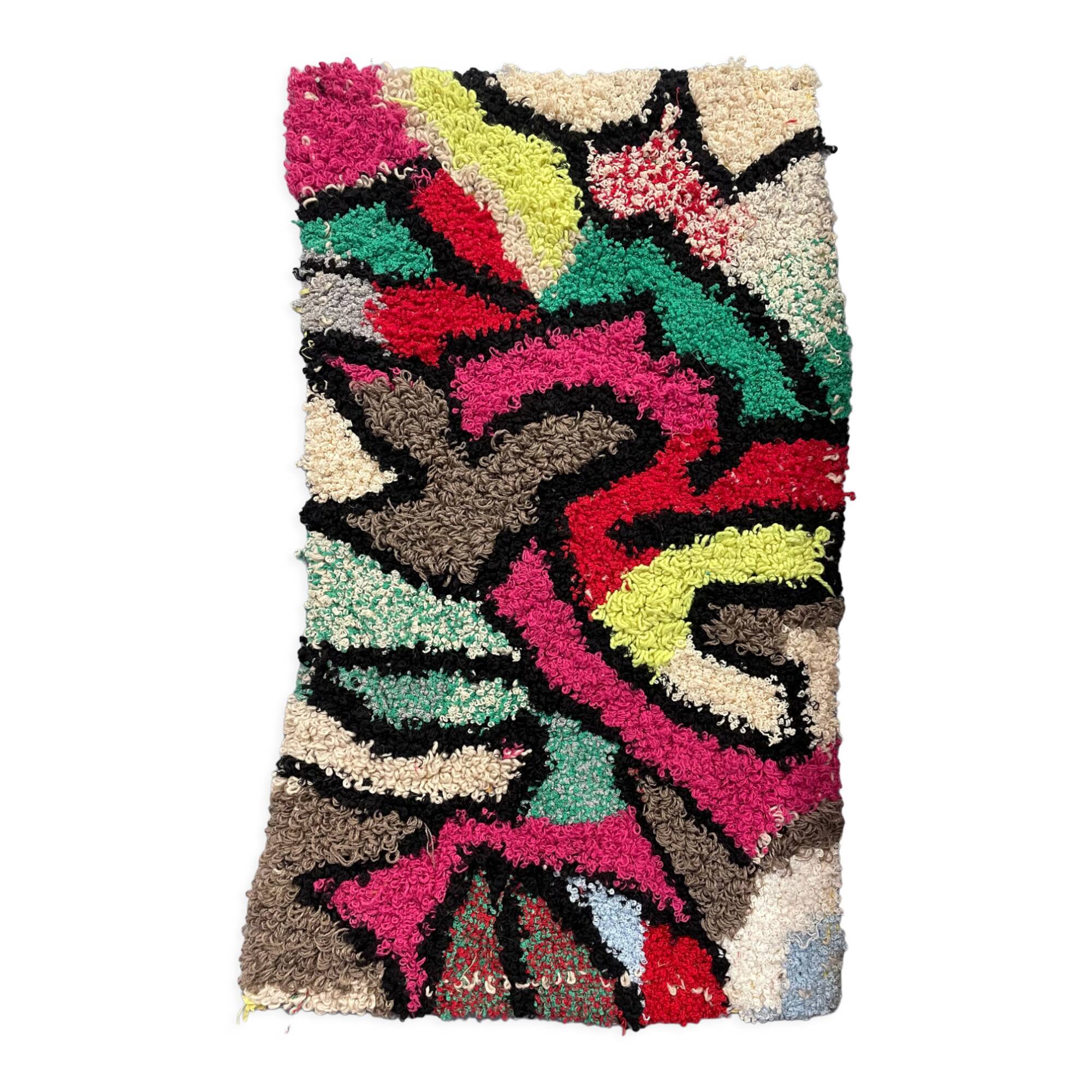 Handmade wall decoration rug 45x70 cm