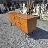 Vintage 4-door sideboard from the 60s in oak