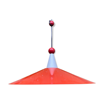 Suspension rétro red designer