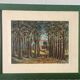 Peinture ancienne paysage breton cadre bois