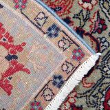 Handwoven antique persian carpet traditional wool area rug- 174x132cm