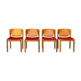122 Chaise par Vico Magistretti pour Cassina, 1967, Set de 4