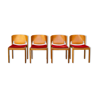 122 Chair by Vico Magistretti for Cassina, 1967, Set of 4