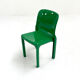 Set of 4 Green Selene Chairs by vico magistretti for artemide, 1970