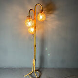 Rattan floor lamp 3 fires 50s