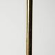 Scandinavian brass floor lamp with two adjustable light point