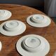 Lot de 5 assiettes anglaises bleues D23