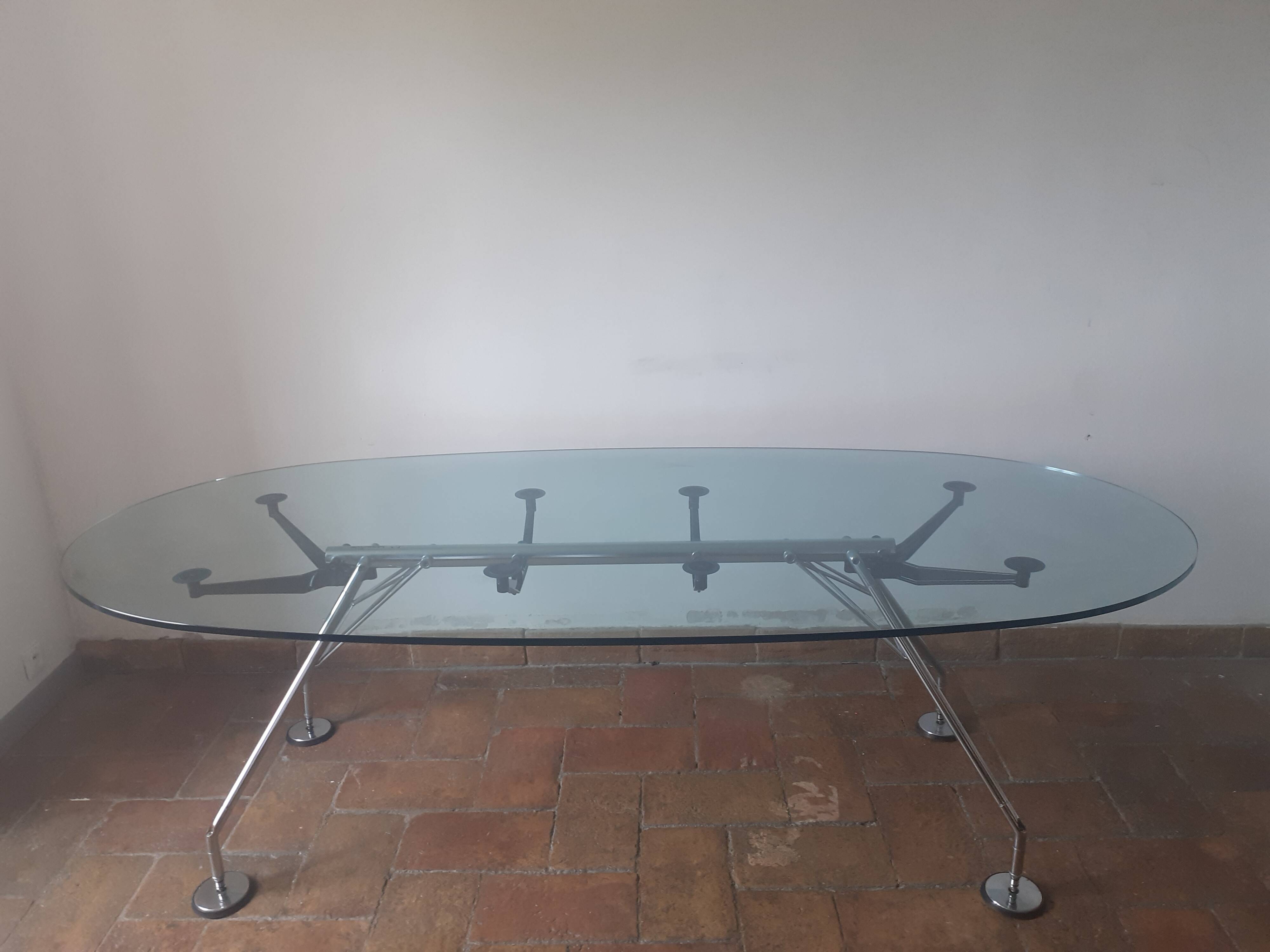 Numbered table design (limited edition) Nomos Norman Foster by Tecno Italy
